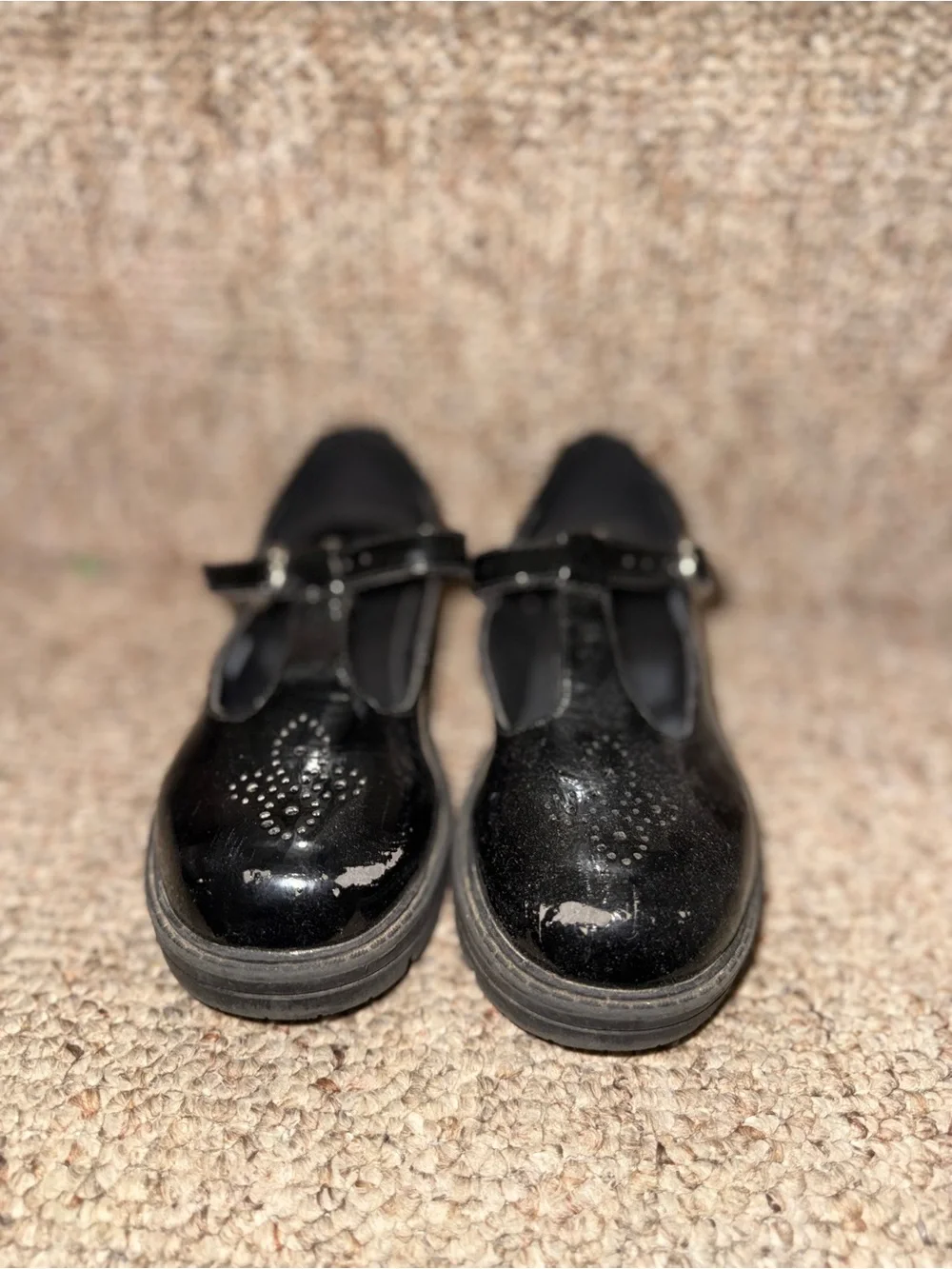 The Children's Place Black Patent Mary Jane Dress Shoes